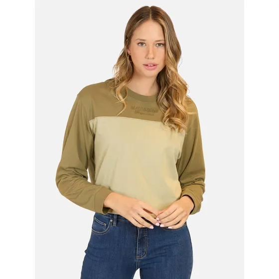 Polera Ml Dreams Verde Mujer Maui And Sons
