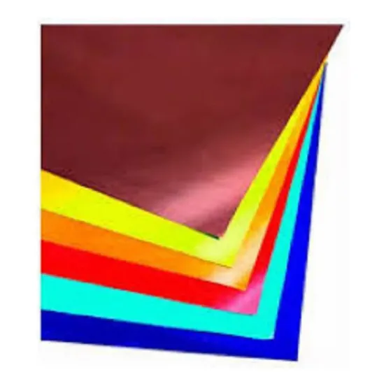 Papel Silueta En Octavos Surtido Paquete Por 10 Unidades