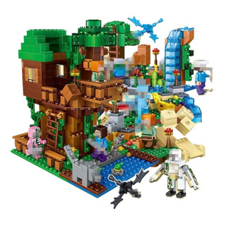 Building Blocks Compatible With Lego Steve Forest Treehouse Building Blocks Compatible With Lego Steve Forest Treehouse