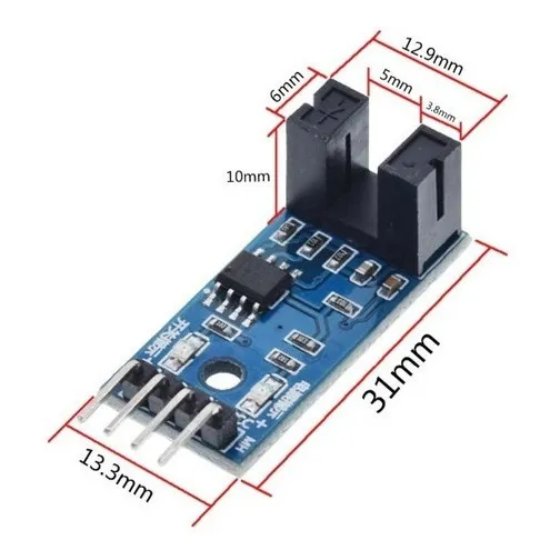 Sensor Encoder Velocidad Herradura Lm393 Para Arduino