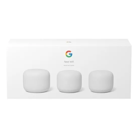 Google Nest Wifi Router Pack Con 03 Unidades  Mesh Ac2200 