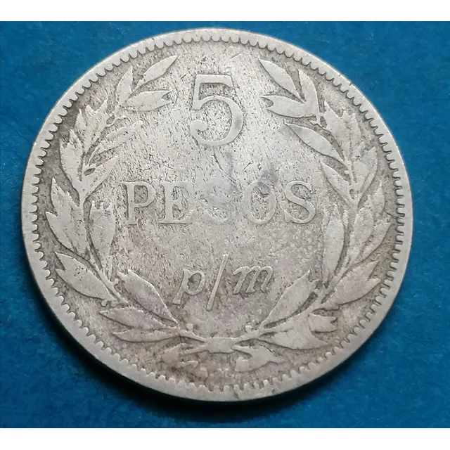 Colombia Moneda 5 Pesos 1907