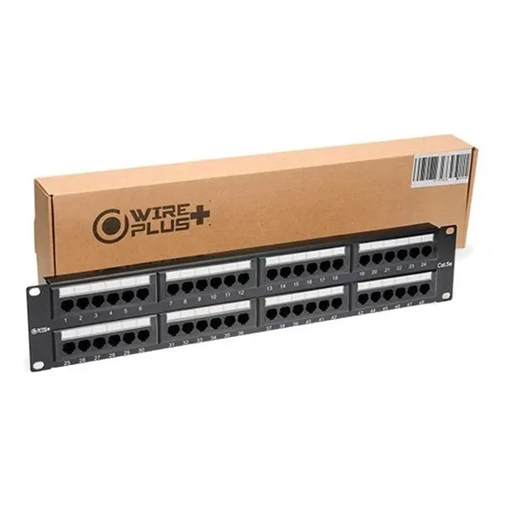 Patch Panel 48 Puertos Rack Servidor Redes