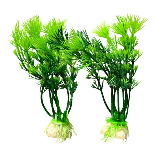 Planta Artificial De 10cm Para Acuario. (sc-01) X2 Unidades