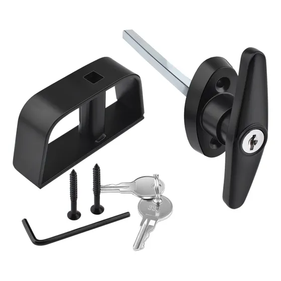 Kit Cerradura Manija Para Puerta Vastago 4½  2 Llave Casa 2 