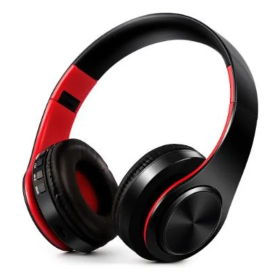 Auriculares Vincha Bluetooth Bto10 Con Cancelación De Ruido Blanco