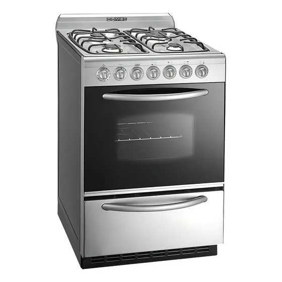 Cocina Domec Unimatic CXULEAV Reflex Acero Inoxidable puerta con visor 220V
