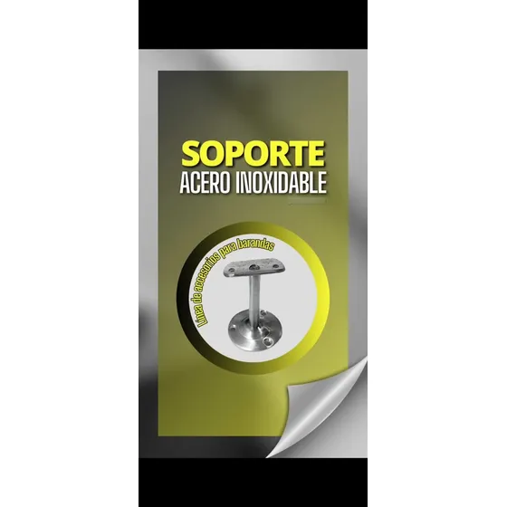 Soporte Baranda Muro A Piso 2 