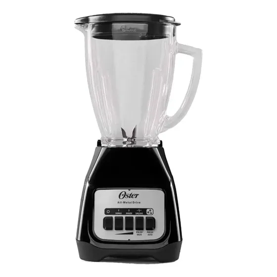 Licuadora Oster BLSTKAG-BPB 1.5 L negra con jarra de vidrio | Cuotas sin interés