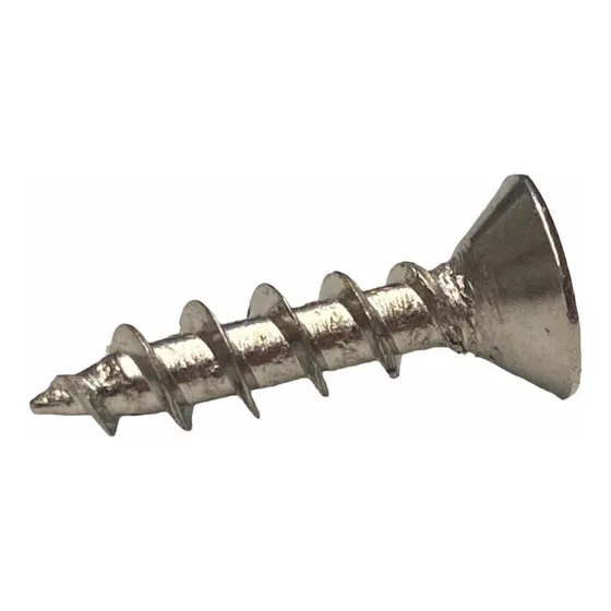 Pijas De Corredera Cabeza Plana Cruz 6x5/8 Niquel 10,000 Pz