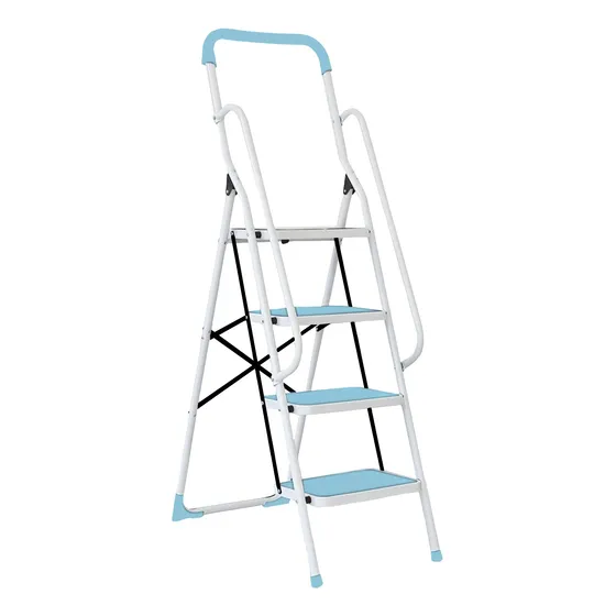 Escalera De Acero Con Barandal 4 Escalones 111209 Peldaños