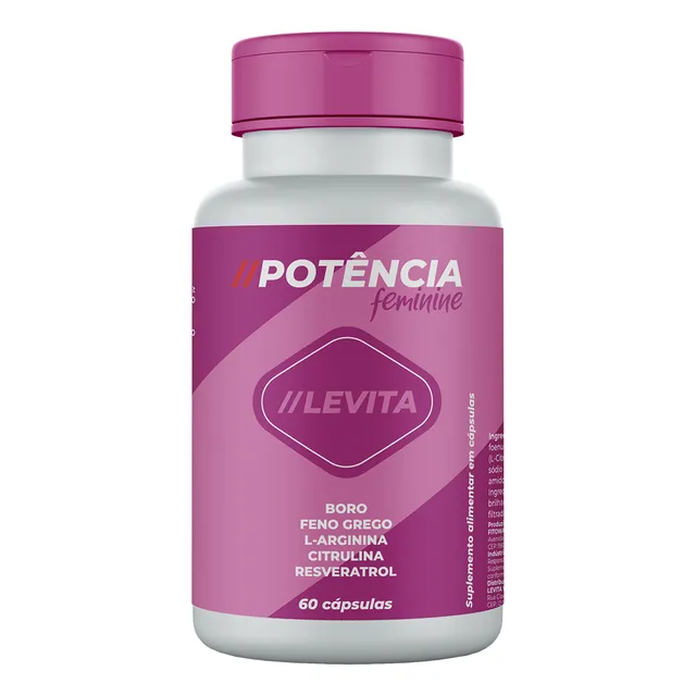 Vitamina Potencia Feminine - 60 Cápsulas Levita