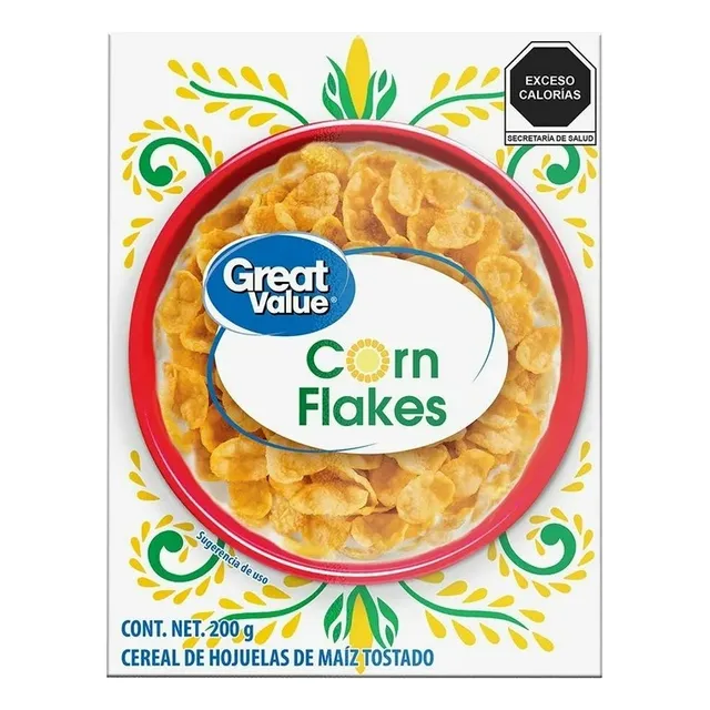 3 Pza Cereal Great Value Corn Flakes 200 G
