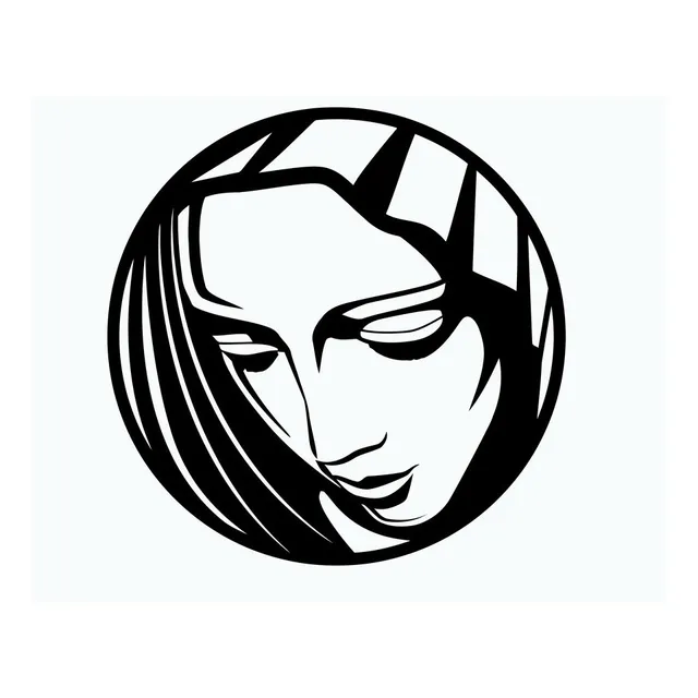Calco Virgen  Pegatina Vinilo Para Autos