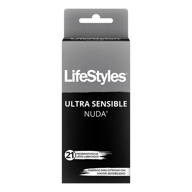 Lifestyles Ultra Sensible Nuda X21 Preservativos Lubricados