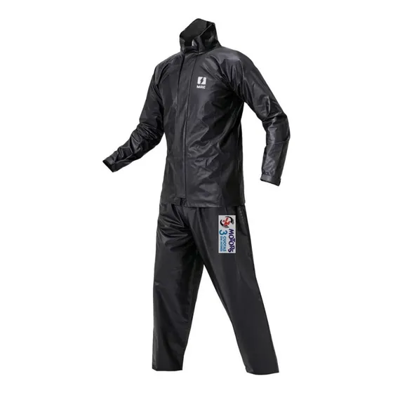 Jm Conjunto Lluvia Traje  Mac Blast Negro Liviano Bolsa