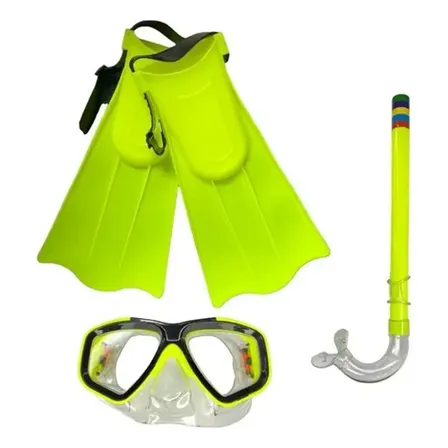 Set Buceo Máscara Snorkel Aletas Equipo Completo