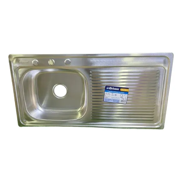 Lavaplatos Esquinero 100 X 50 Cm En Acero Inoxidable