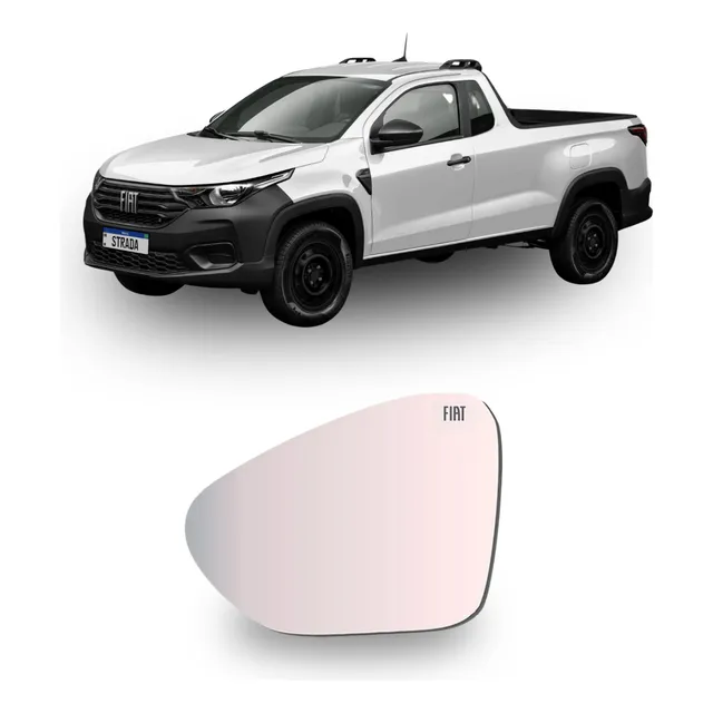 Lente Espelho Retrovisor Fiat Strada - Argo - Cronos