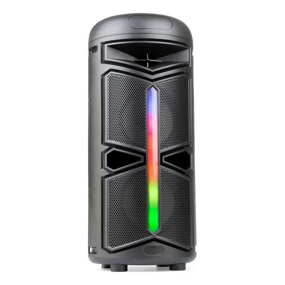Parlante Bluetooth Micrófono Luces Rgb Usb Aux Fm Disershop