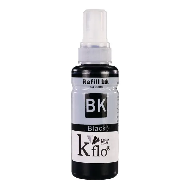 Kflo Tinta T673 Compatible Negro 100ml Para Uso En Epson