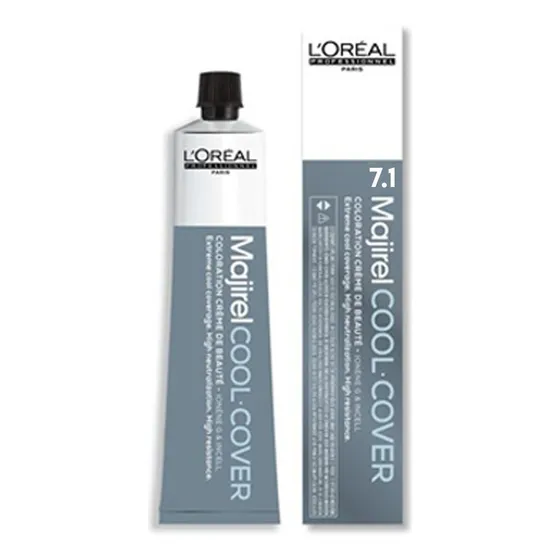 Tintura L´Oréal Profesional Majirel Cool Cover 50gr Cabello Tono 7.1