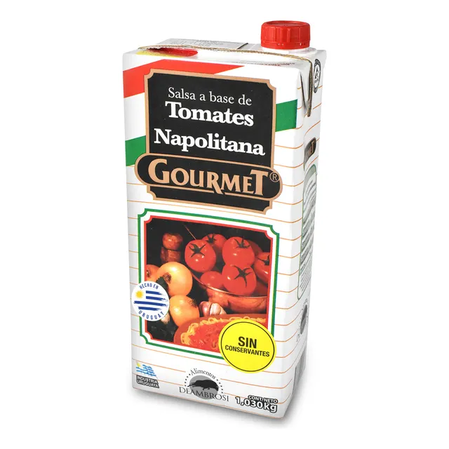 Salsa De Tomate Napolitana Gourmet 1030 Grs.