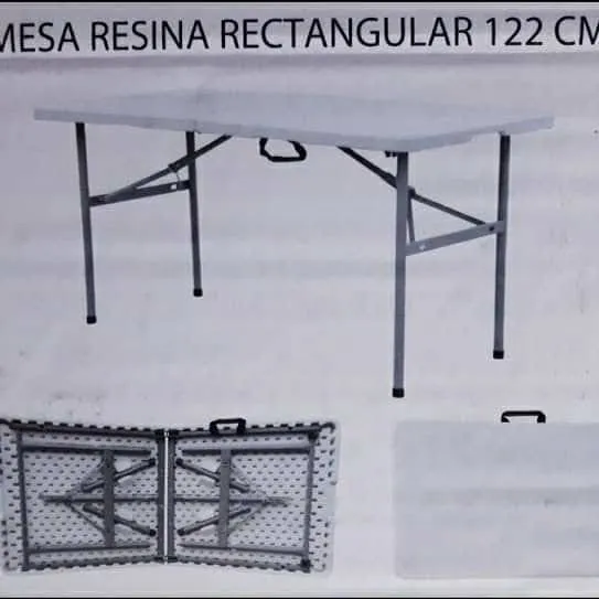 Mesa De Recina Plegable  De 4 A 6 Personas.nueva. 