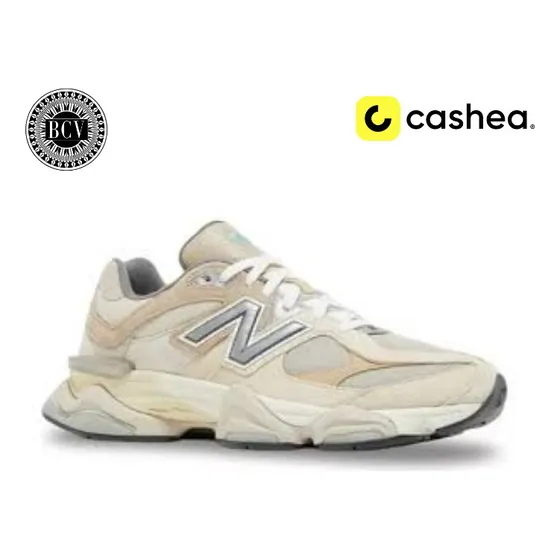 Calzado New Balance 9060 Beige Damas Excel Calidad (cashea)