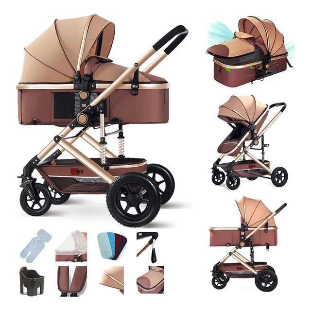 Carrito De Bebé Plegable Universal Para Cuatro Estaciones