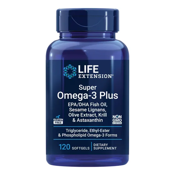 Aceite De Pescado Supplement Life Extension Super Omega-3 Pl