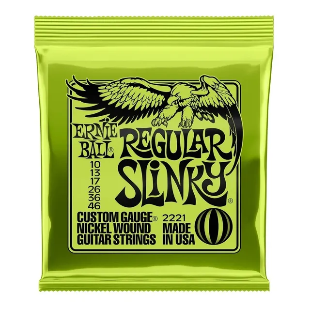 Encordoamento Ernie Ball Guitarra Regular Slink 010