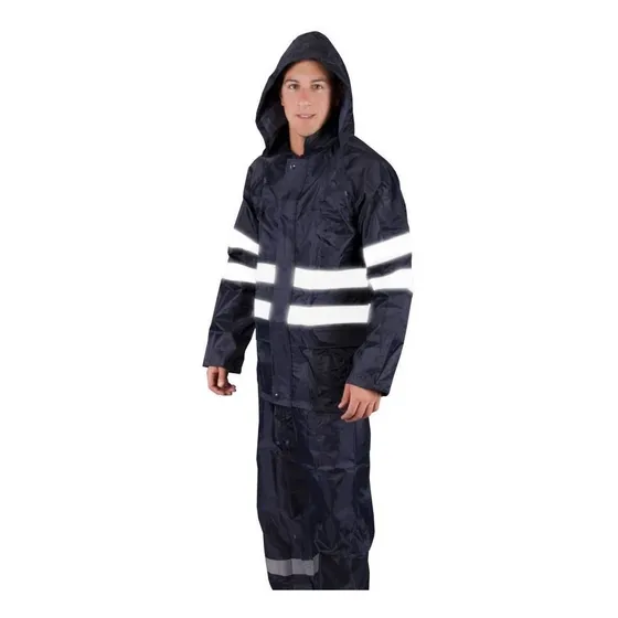 Equipo De Lluvia Arye Pantalón + Campera Con Reflectivo
