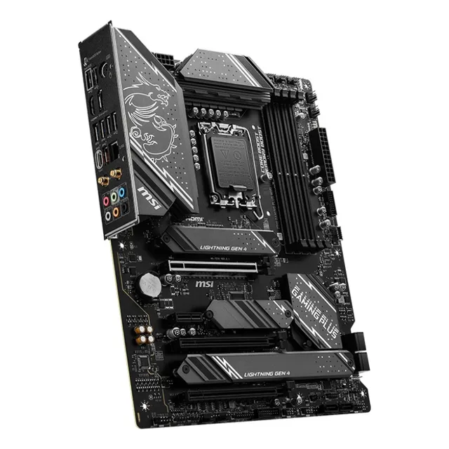 Placa madre Msi Z790 Gaming Plus Wifi Ddr5 Lga1700, color negro