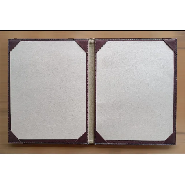 Porta Menu De 2 Hojas Para Restaurantes