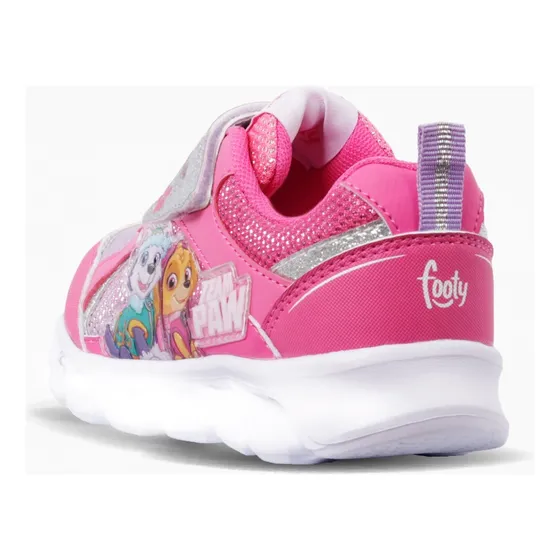 Zapatilla Paw Patrol Team Rosa Con Luz Al Pisar