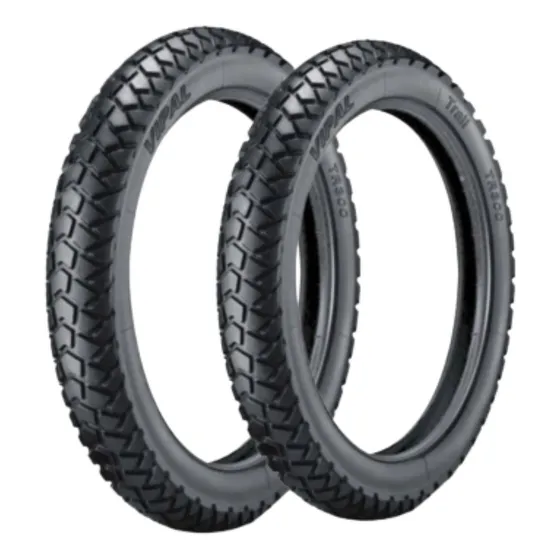Par Pneu Tr300 Vipal 130/80-18 90/90-21 Xre300 Lander Tornad