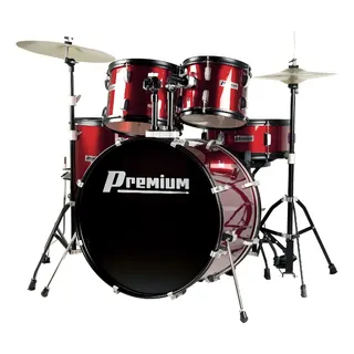 Bateria Premium Dx722 Wr Vinho Com Banco E Pratos Cor Bumbo 22 - Vinho Bateria Premium Dx722 Wr Vinho Com Banco E Pratos Cor Bumbo 22 - Vinho