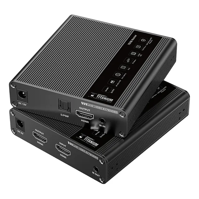 Kit Extensor, Por Cable Utp Hasta 70 Metros 4k Epcom Tt-676e