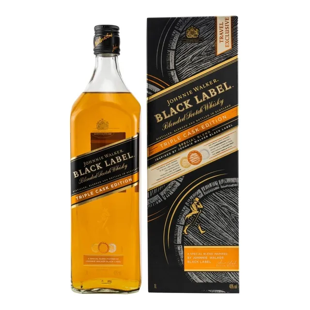 Johnnie Walker Black Label Triple Cask Edition 1 Litro