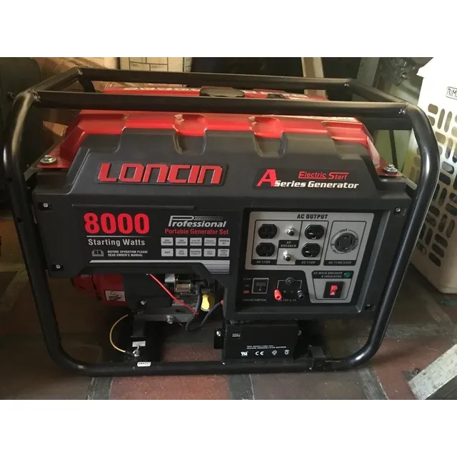 Generador Planta Eléctrica Loncin 6.5kva Bifasico Gasolina