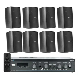 Frahm Slim 1600 Com 8 Caixas Ps200 Som Ambiente Frahm Slim 1600 Com 8 Caixas Ps200 Som Ambiente