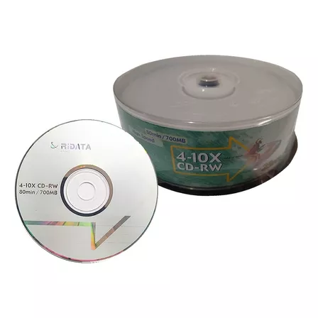 5 Discos de videocámara en Blanco de 8 cm DVD-RW regrabables de Plata 4 x 30 min 1,4 GB
