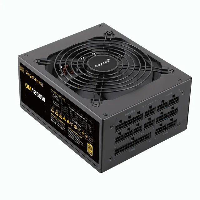 Fuente Segotep Gm 1250w Certificada 80 Plus Oro Full Modular