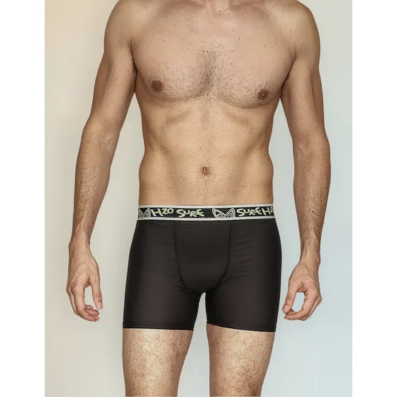 Short Lycra Con Elastico Hombre H2o Wear Negro