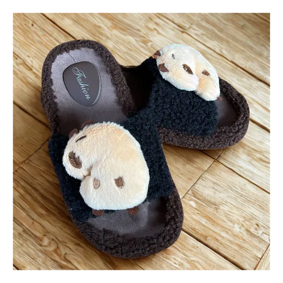 Sandalias Pantuflas De Capibara Kawai