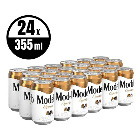 Cerveza Clara Modelo Especial 24 Latas De 355ml