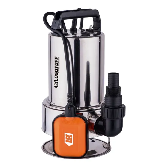 Lüsqtoff LSI-750 bomba centrífuga gris de acero inoxidable 750W