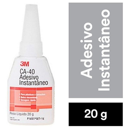 Cola Adesivo Instantaneo 3m Scotch-weld Ca-40 20g Cola Adesivo Instantaneo 3m Scotch-weld Ca-40 20g