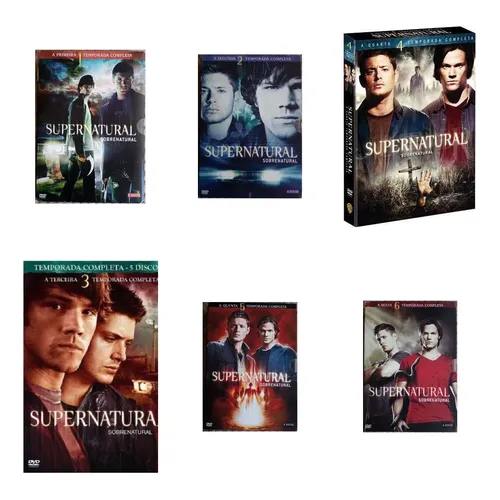 Box Dvd Supernatural Completo 1 Ao 15 Temporadas (original